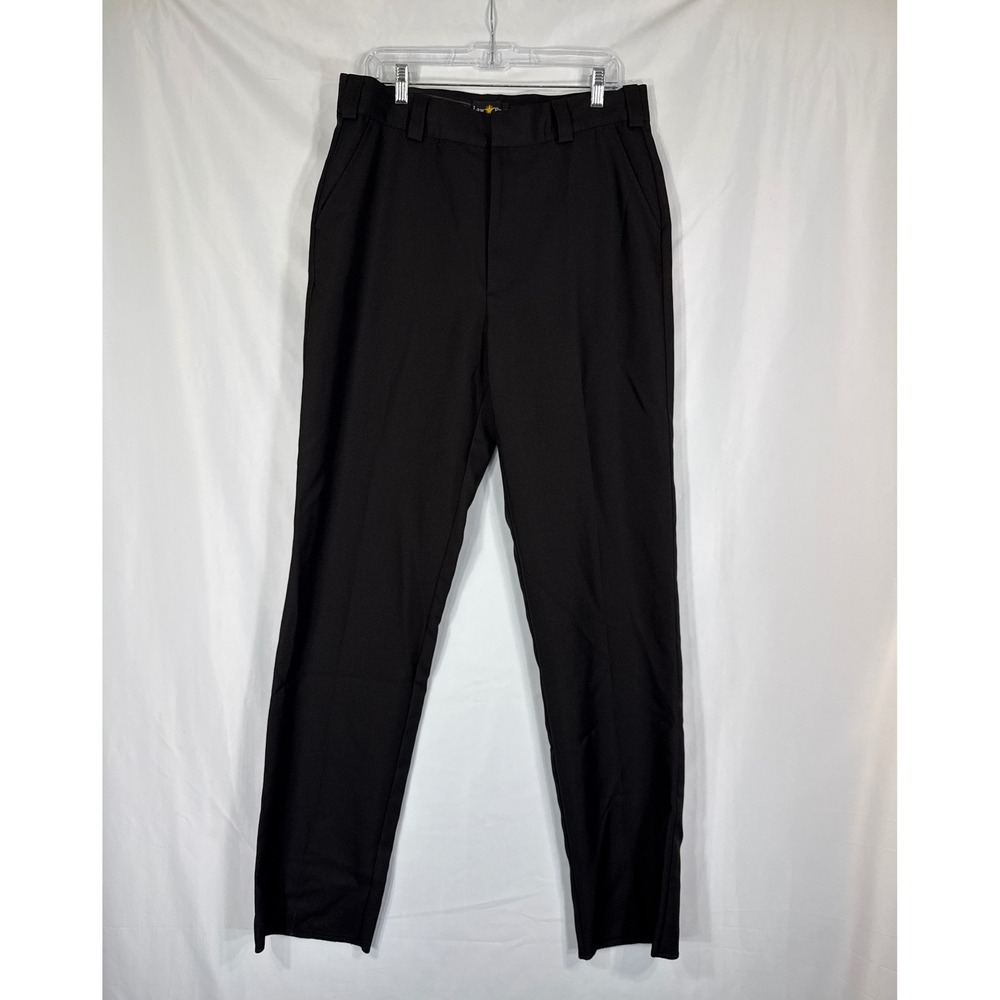LawPro Mens Black Uniform Pants TR2592 34 OB Unhemmed Tactical Duty Trousers